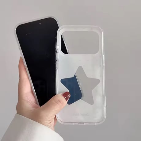 S75562 スターカットドット iPhoneケース