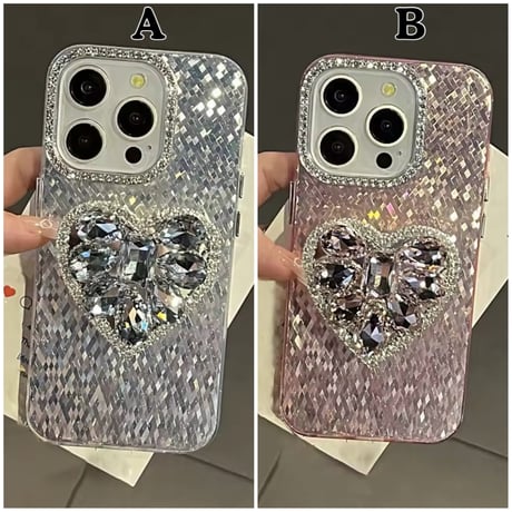 K22605 BIGジュエルハート iPhoneケース