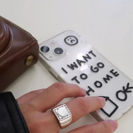 【即納商品】L61964 I WANT TO GO HOME iPhoneケース