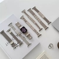N00066 メタルチェーン＆メッシュの上品Applewatchベルト