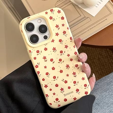 S74968 Blossom フラワープリント iPhoneケース