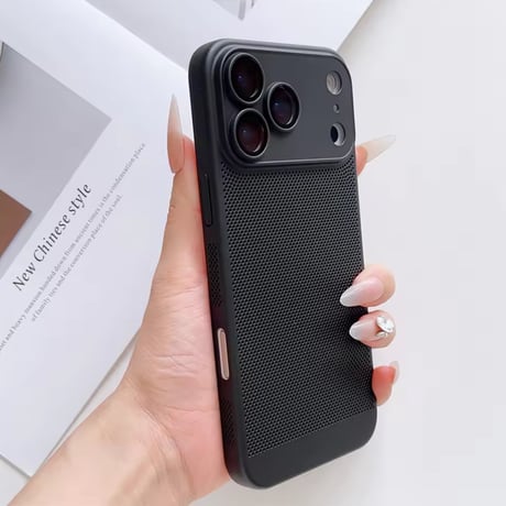 S75089 さらっとメッシュのシンプルiPhoneケース