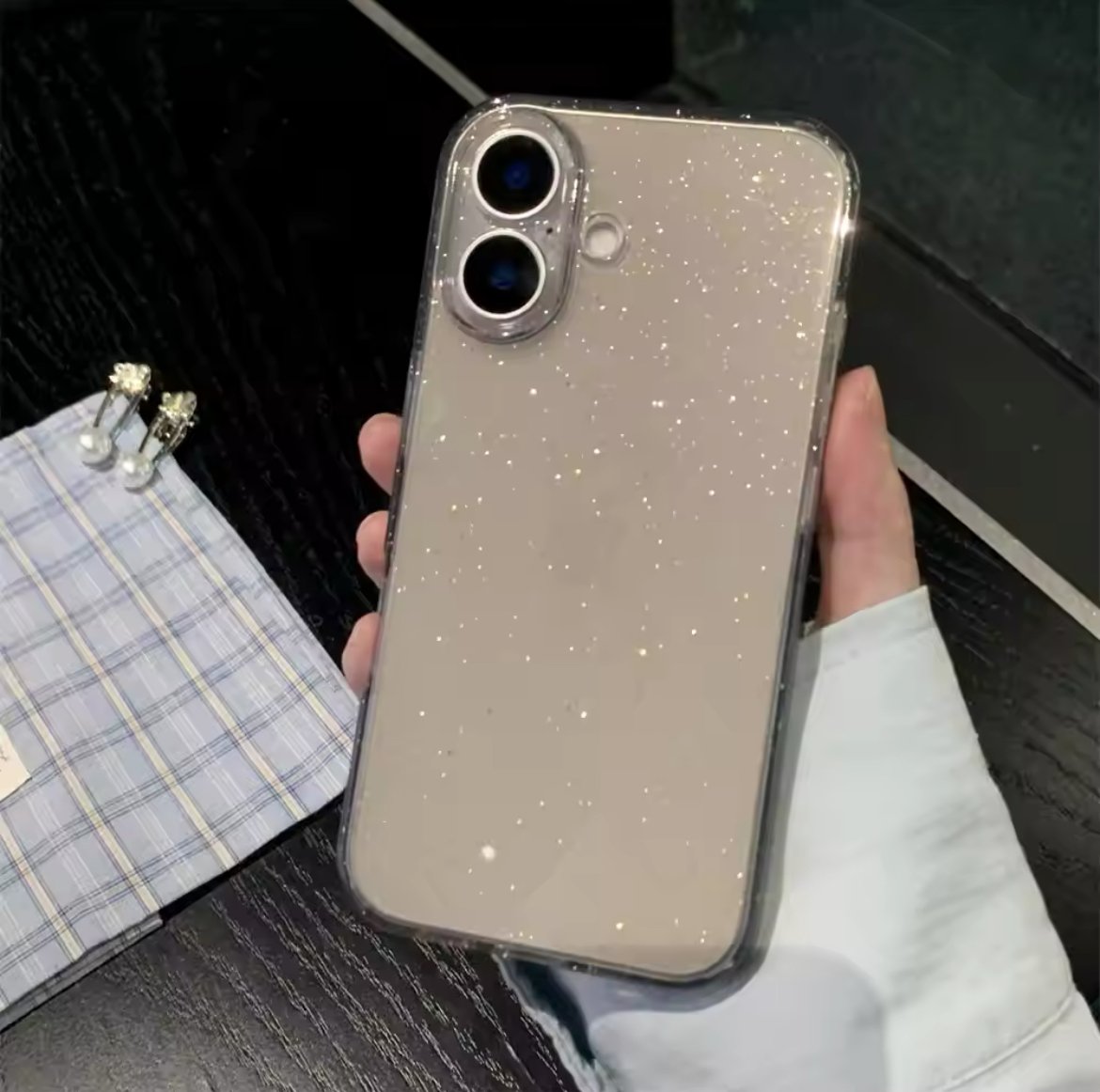 L62022 Twinkle DustクリアiPhoneケース | nanomita