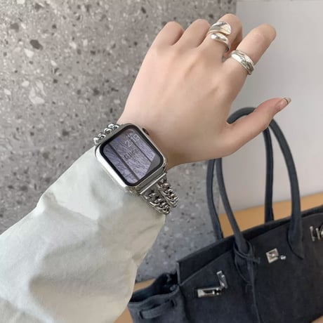 N00001 チェーンミックス メタル Apple Watchバンド
