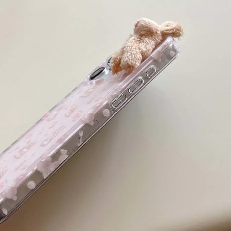 S74559 もふもふうさちゃんのiPhoneケース