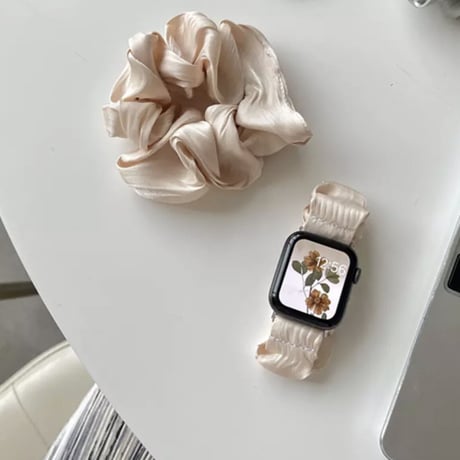 N00054 サテンシュシュ Apple Watchベルト