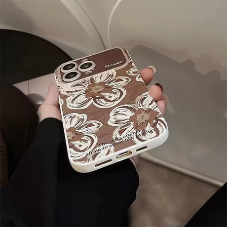 S75544 ヴィンテージフラワーiPhoneケース