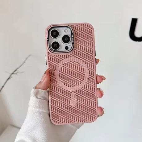 K22766 メッシュカメラスタンド付きiPhoneケース