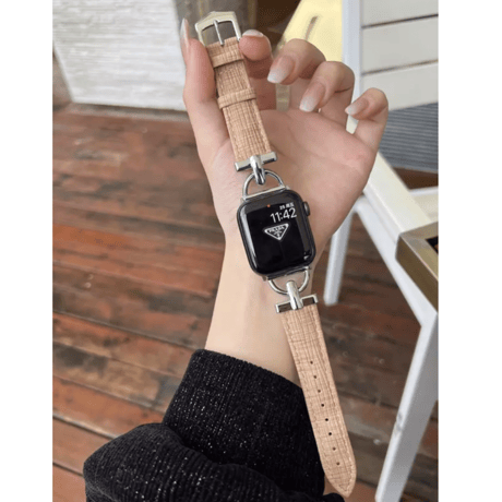 N00058 ステッチレザーループ Apple Watchベルト