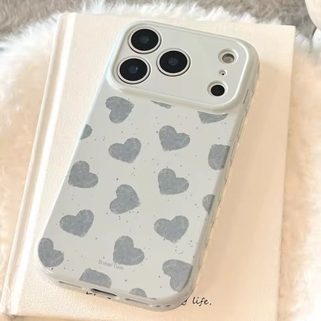 S75527 ハートパターンiPhoneケース