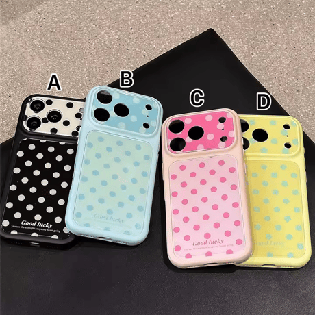 S75498 カラードットiPhoneケース