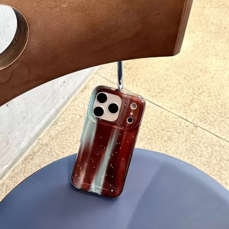 S75185 オーロラグラデーション スパークルiPhoneケース