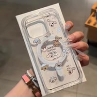 L62451 ゆるふわドッグのハッピーデイiPhoneケース