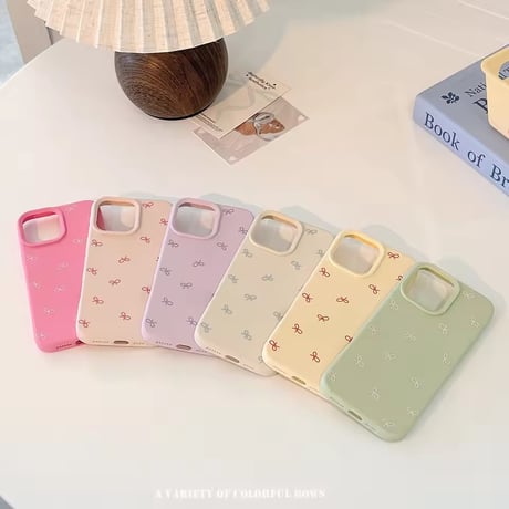 S75005 カラフルリボン iPhoneケース