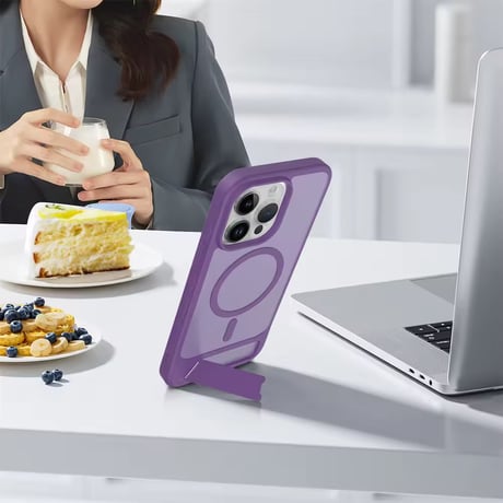 K22687 スマホスタンド一体型 iPhoneケース