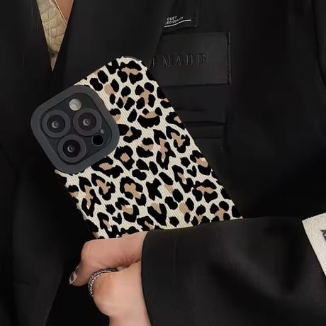 S74509 アニマルMIXパッチワーク iPhoneケース