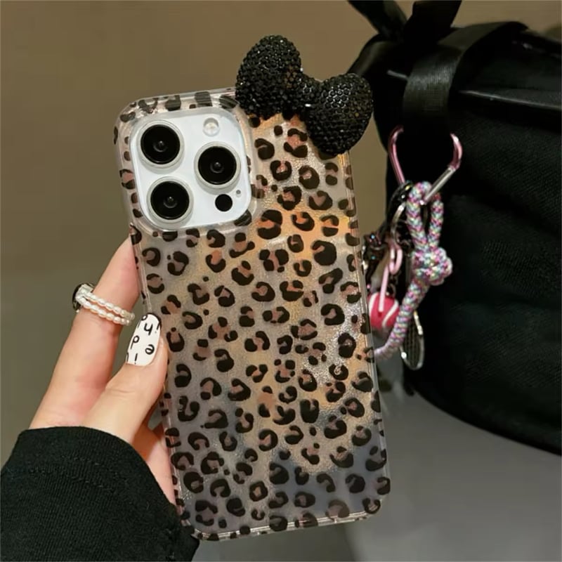 S74399 レオパードリボン iPhoneケース | nanomita
