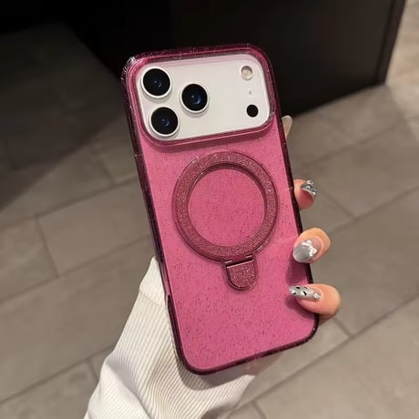 L62359 グリッターリングスタンド iPhoneケース