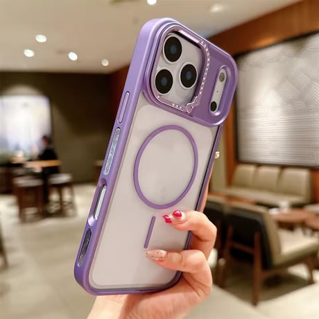 L62338 メタリックフレーム MagSafe対応 iPhoneケース