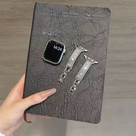 N00190 ラグジュアリーラインストーン Apple Watchバンド