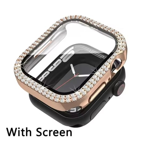 N00140 キラキラフレーム Apple Watchカバー