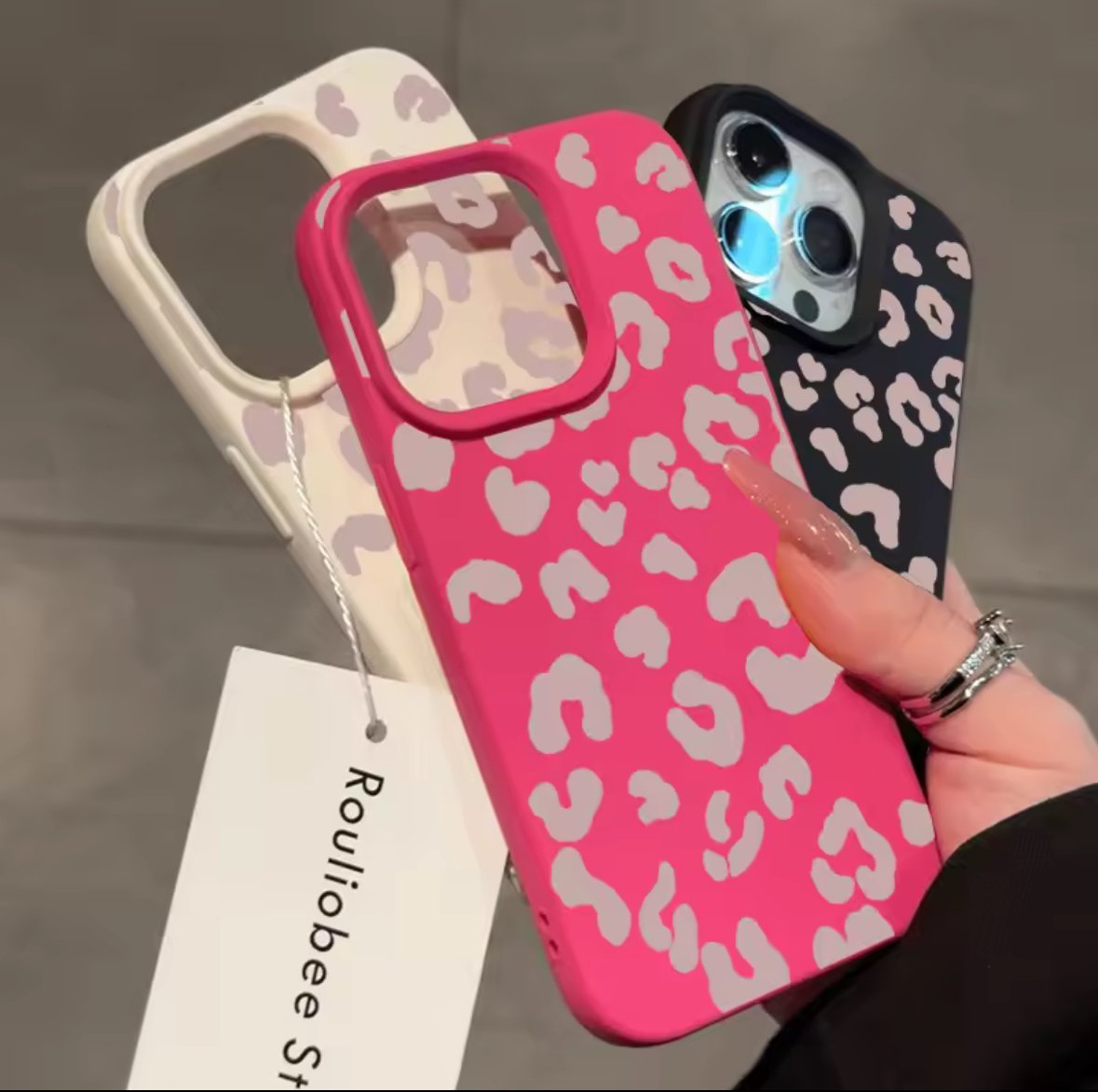 S74956 カラフルレオパード iPhoneケース | nanomita
