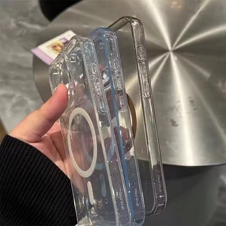 【即納商品】L62184 グリッターMagSafe対応 iPhoneケース