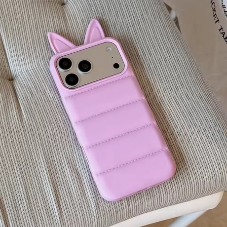 S75513 ねこみみダウンiPhoneケース