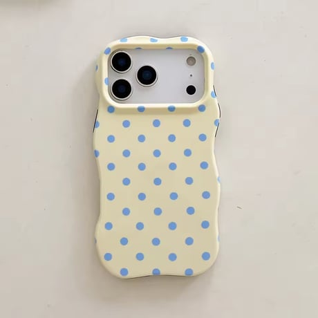 S75461 ゆるウェーブドットiPhoneケース