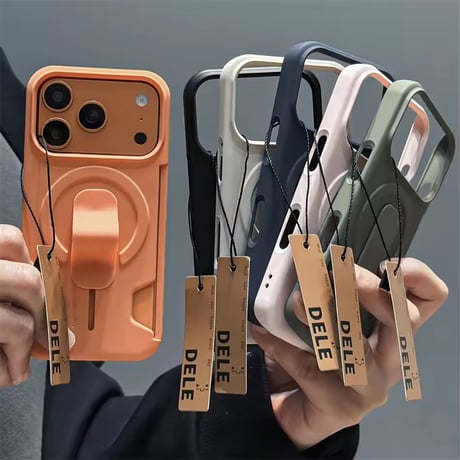 K23060 フィンガーベルト一体型 MagSafe対応カード収納iPhoneケース