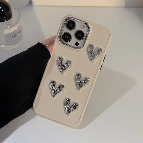 S73813  SILVER LOVE - キラキラ輝く大人可愛いiphoneケース