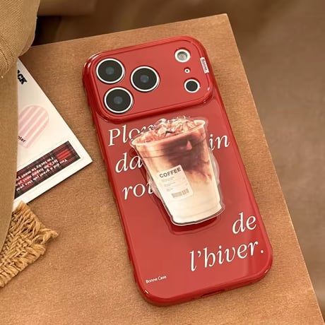 K23057 カフェモード ソケット付きiPhoneケース
