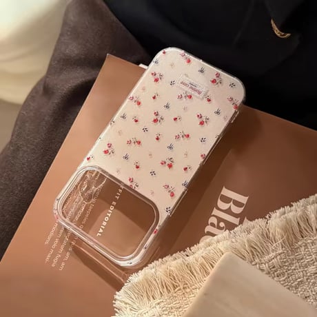 S75496 ローズリボンiPhoneケース