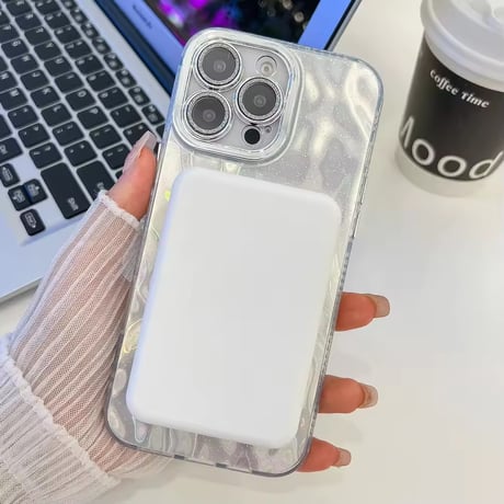 S74747 ホログラムパール マグネット対応 iPhoneケース