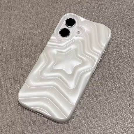 S74697 スターエンボス iPhoneケース