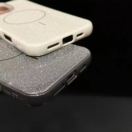 S74511 キラめきグリッターMagSafe対応iPhoneケース