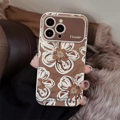 S75544 ヴィンテージフラワーiPhoneケース