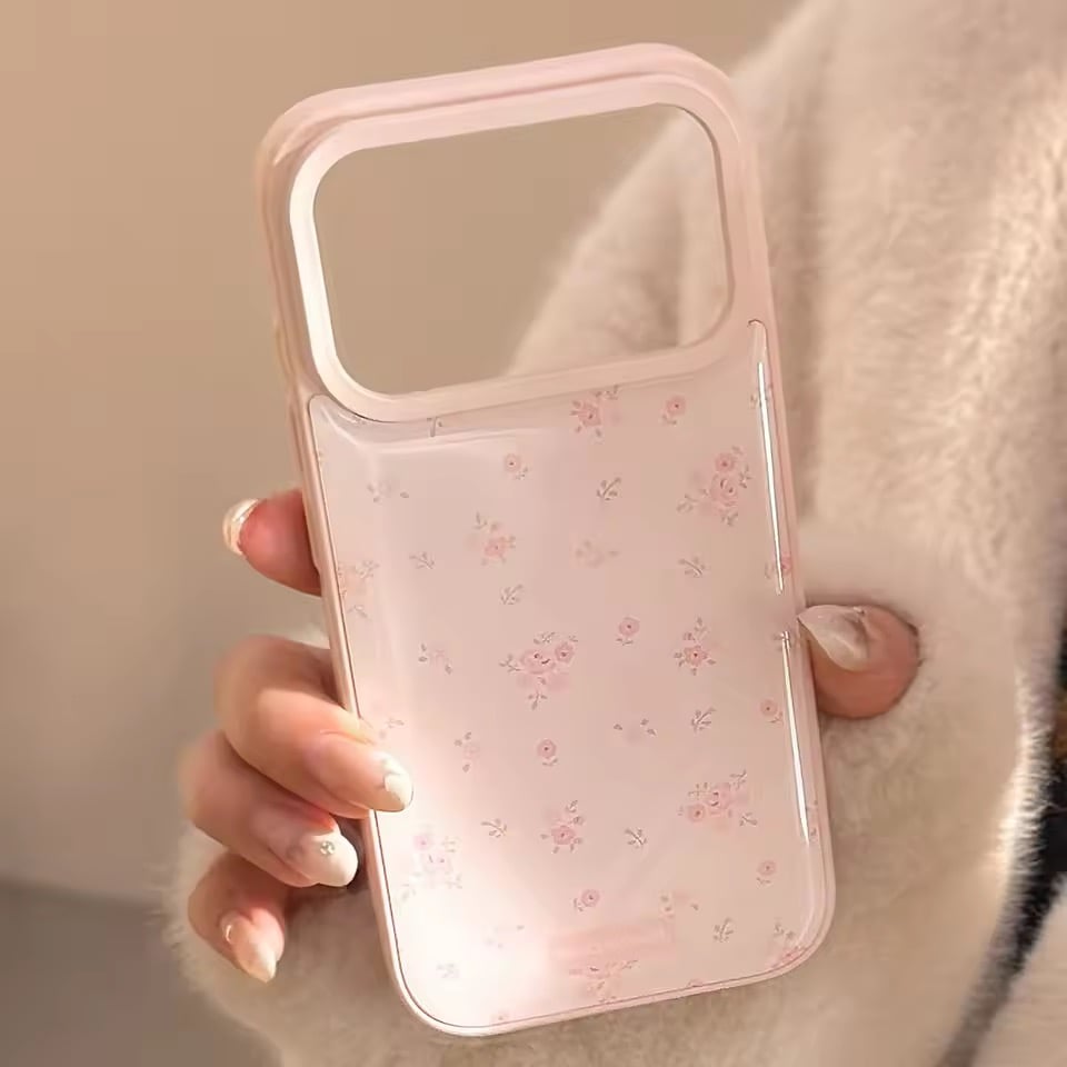 S75202 ピンク小花柄 iPhoneケース | nanomita