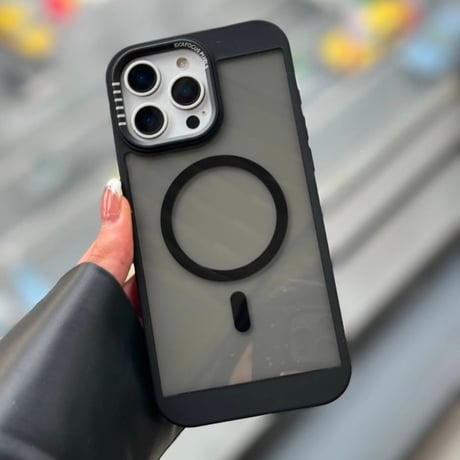 L62134 MagSafe対応 マットカラーガード iPhoneケース