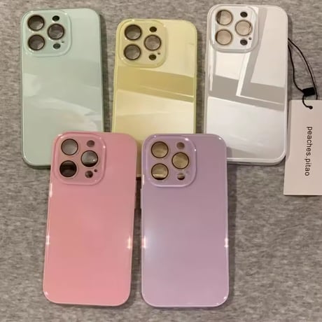 S74830 パステルカラー ツヤめきiPhoneケース