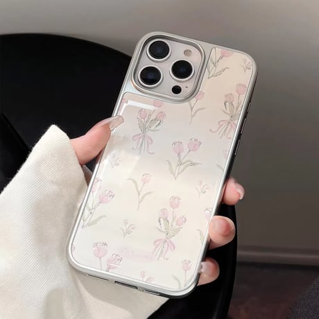 S74670 チューリップブーケのiPhoneケース