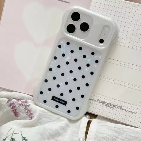 S75576 オーロラドット＆ハート iPhoneケース