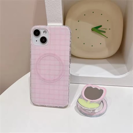P0331 チューリップミラー付きスマホグリップ