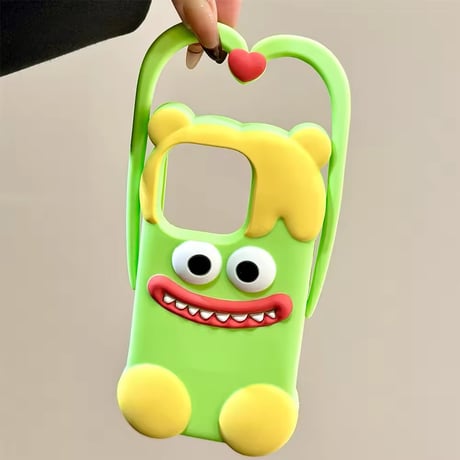 S74537 ハグモンスター iPhoneケース