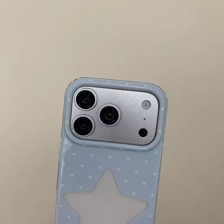 S75562 スターカットドット iPhoneケース