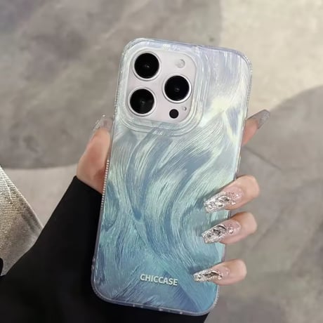 S75067 シャイニングウェーブ iPhoneケース
