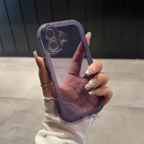 L62044 ふちどりクリア iPhoneケース