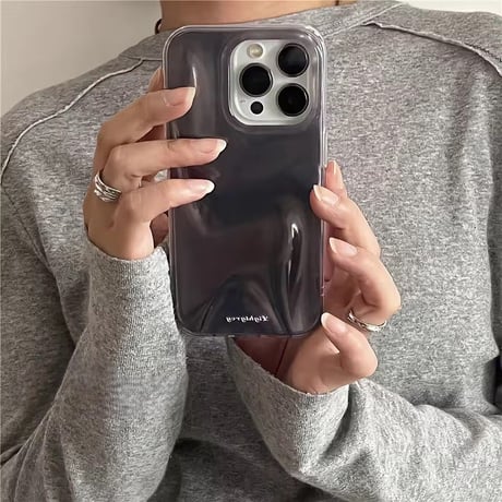 S75068 ツヤ感メタリック iPhoneケース