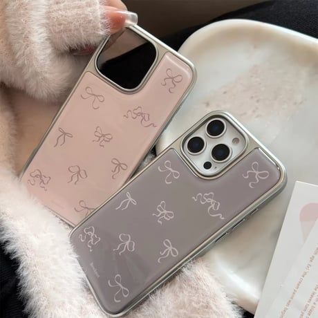 S74603 ガーリーリボンiPhoneケース