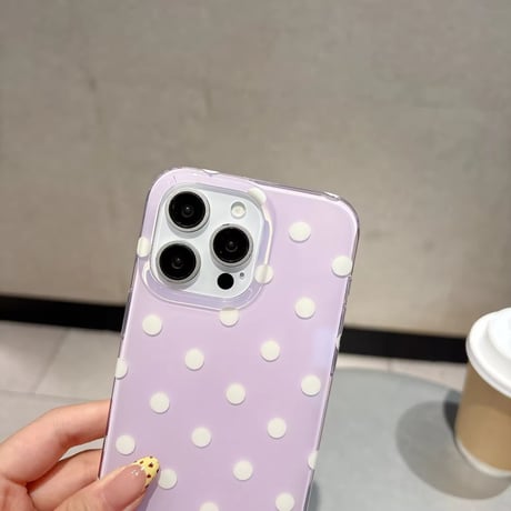 S74843 レトロドットカラークリアiPhoneケース